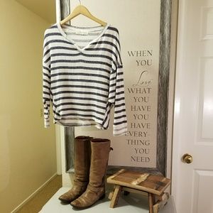 Navy and White Nautical Sweater ~ GREAT Condition.